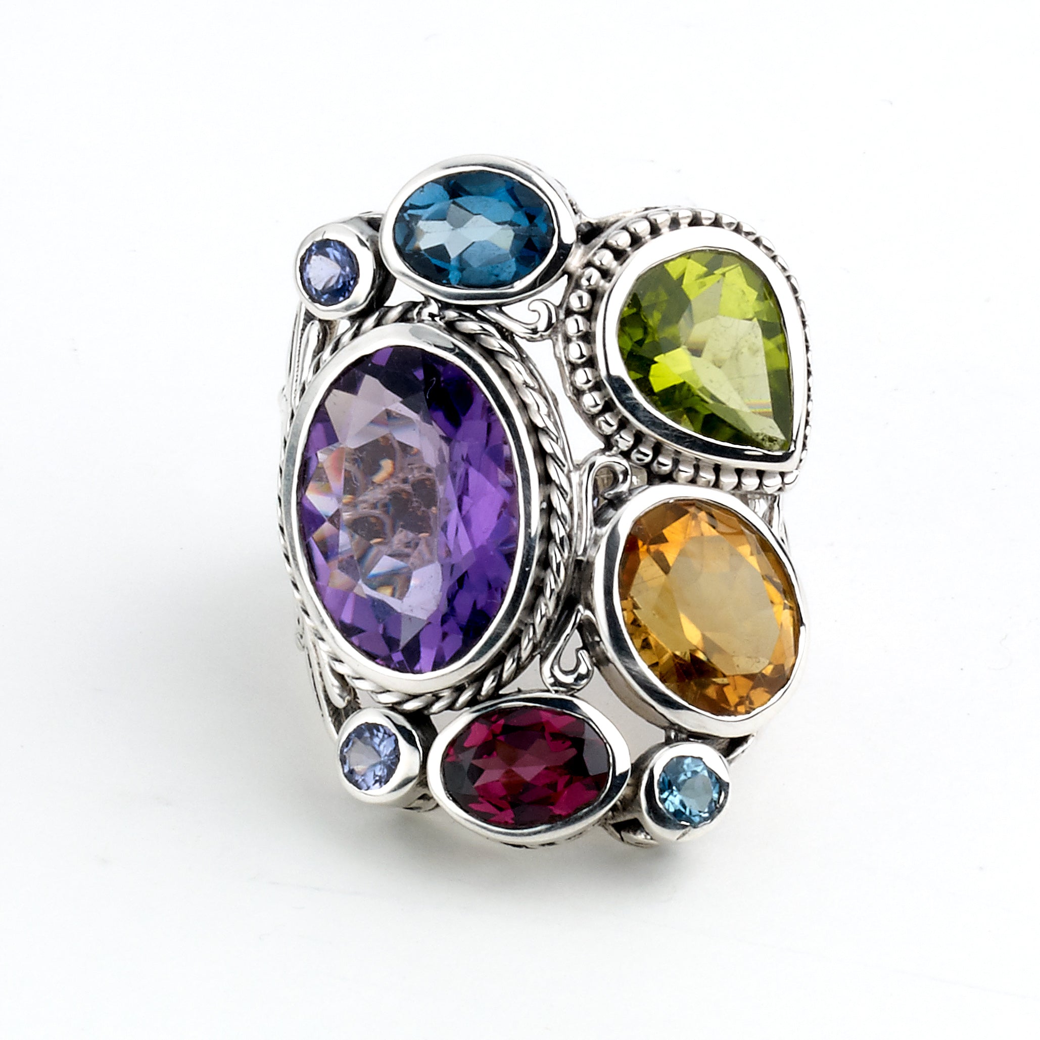 Samuel B. Jewelry 18k Beaded Ring | ModeSens